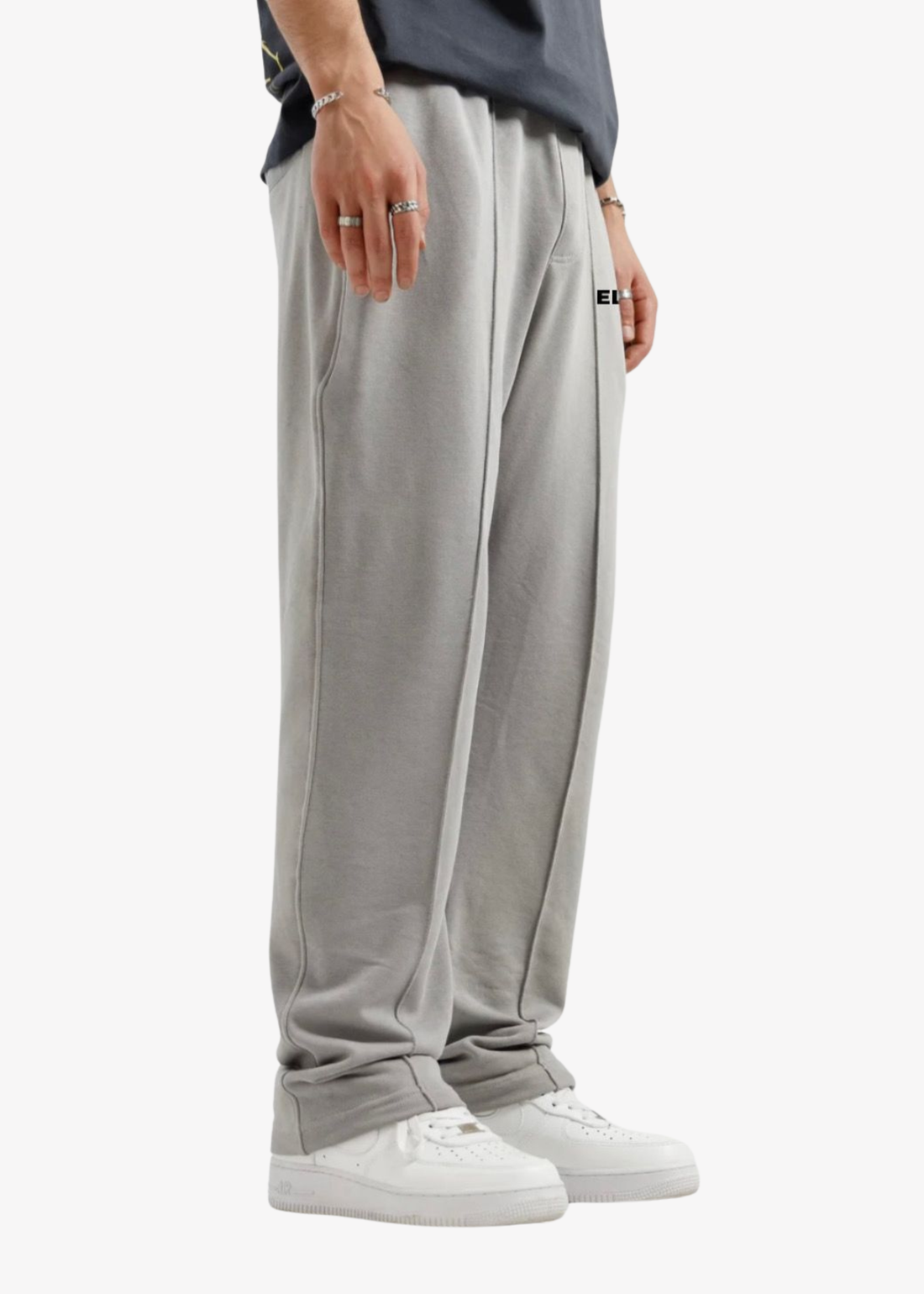 Men’s ELITE Casual Trouser – Light Grey